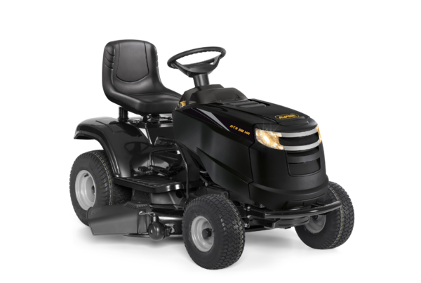 ALPINA AT4 98 HA Benzin-Aufsitzmäher – 432 cm³ STIGA Motor, 98 cm Mähdeck, Hydrostatantrieb, Mulchkit, 240-l-Fangkorb