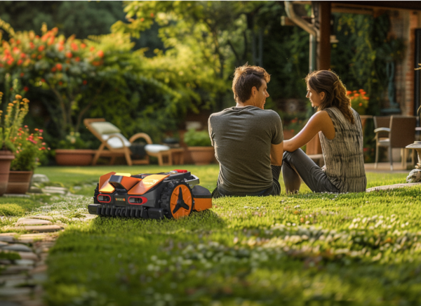 Vernetzter Mähroboter WORX Landroid Vision WR206E – bis 600 m², ohne Begrenzungskabel