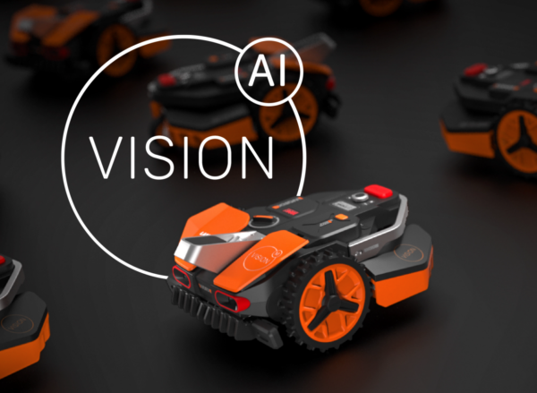Vernetzter Mähroboter WORX Landroid Vision WR206E – bis 600 m², ohne Begrenzungskabel