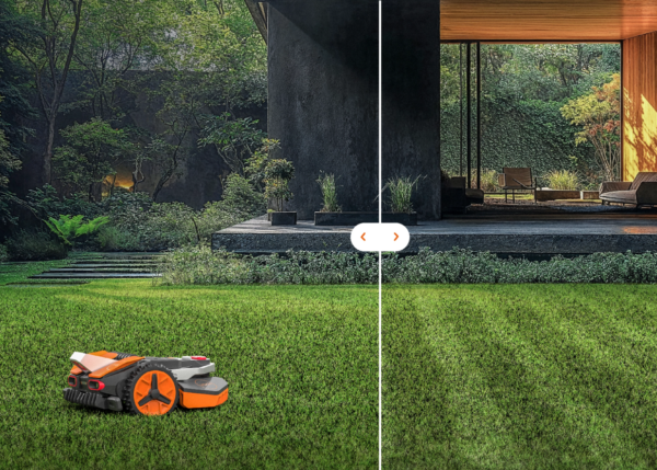 Vernetzter Mähroboter WORX Landroid Vision WR206E – bis 600 m², ohne Begrenzungskabel