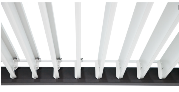 Freistehende bioklimatische Pergola PRIMA aus Aluminium, anthrazitgrau, 12 m²