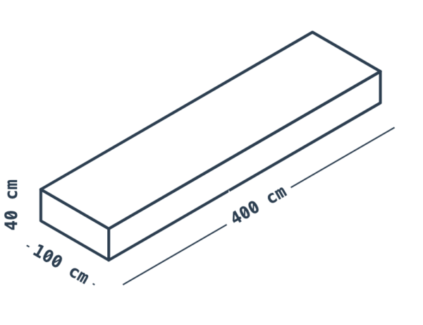 Motorisierte bioklimatische Pergola MENEA 2100, 4×3 m,