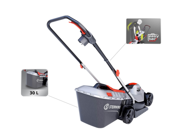 Elektrischer Rasenmäher STERWINS 1-33, 1.400 W, 220–240 V