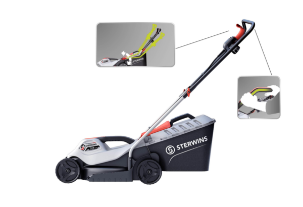 Elektrischer Rasenmäher STERWINS 1-33, 1.400 W, 220–240 V