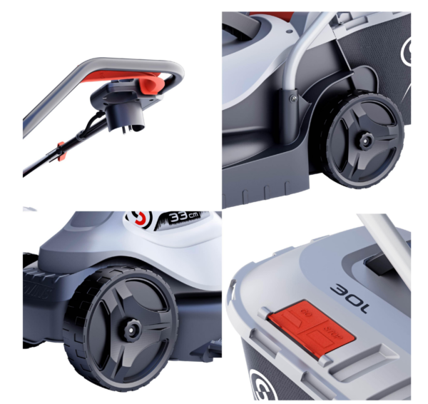 Elektrischer Rasenmäher STERWINS 1-33, 1.400 W, 220–240 V