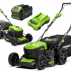 Akku-Rasenmäher mit Radantrieb 46 cm 40 V – GREENWORKS, 4,0 Ah Akku + Ladegerät (GD40LM46SPK4)