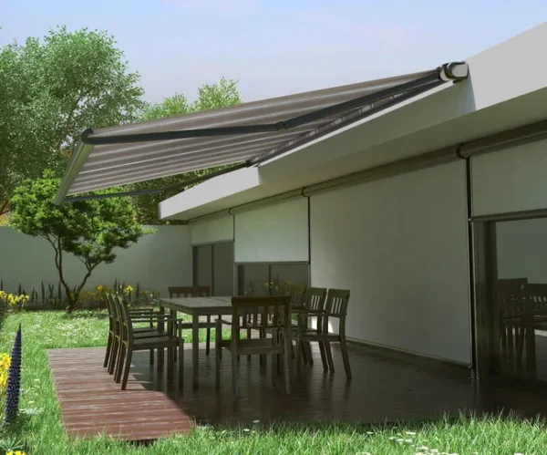 Motorisierte Gelenkmarkise BATZ2 XL, 4,10 × 3,50 m
